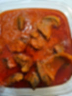 Goat meat( Stew ) tray/ bowl