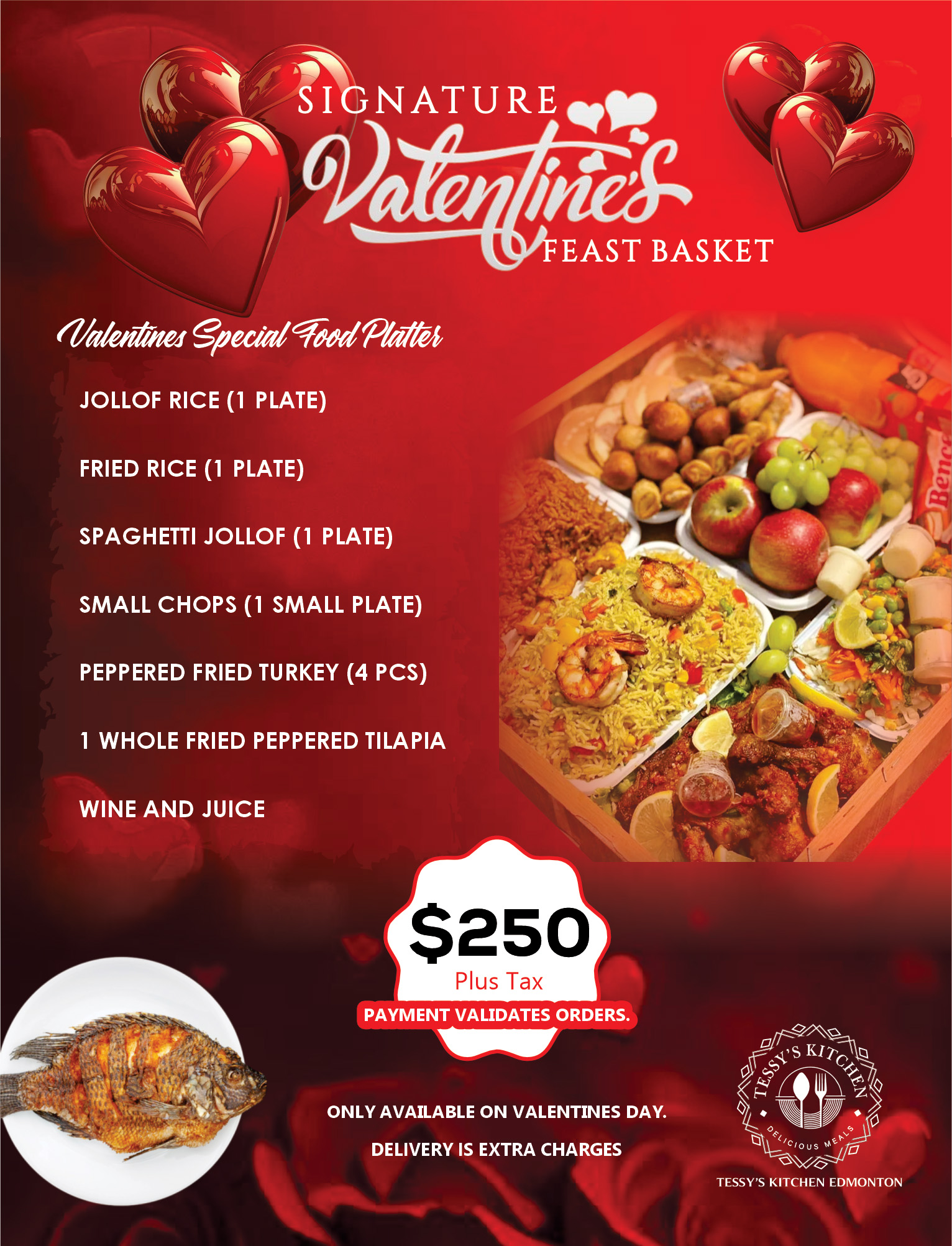 Arranged Food and Objects