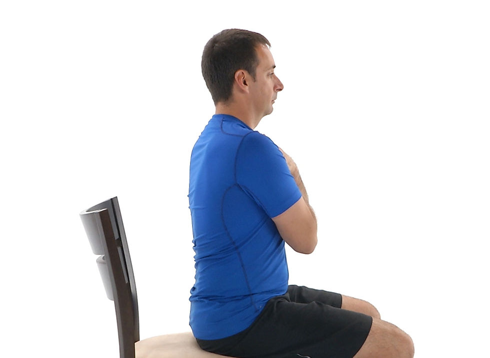 Brustwirbelsäulen-Rotation (45–60 Sekunden)