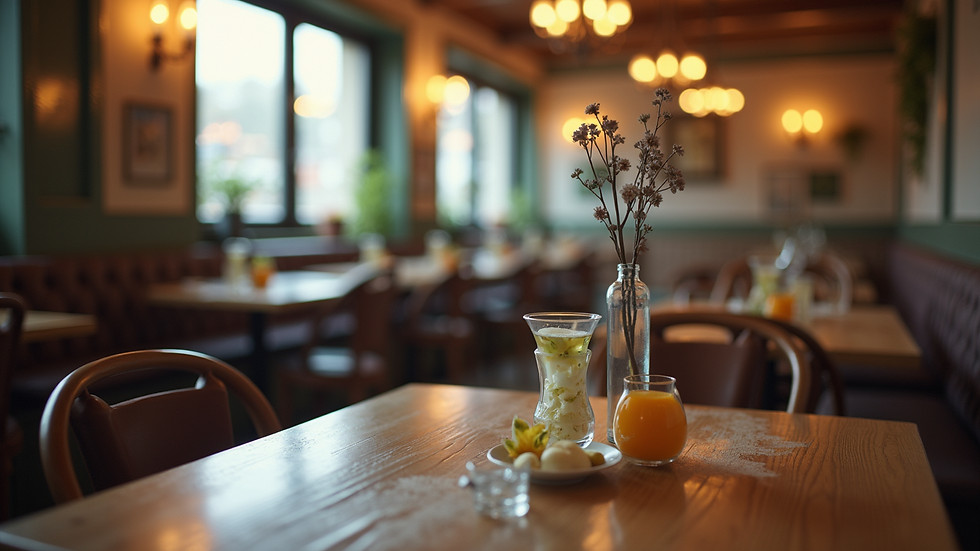 Restoranın deniz manzaralı terası