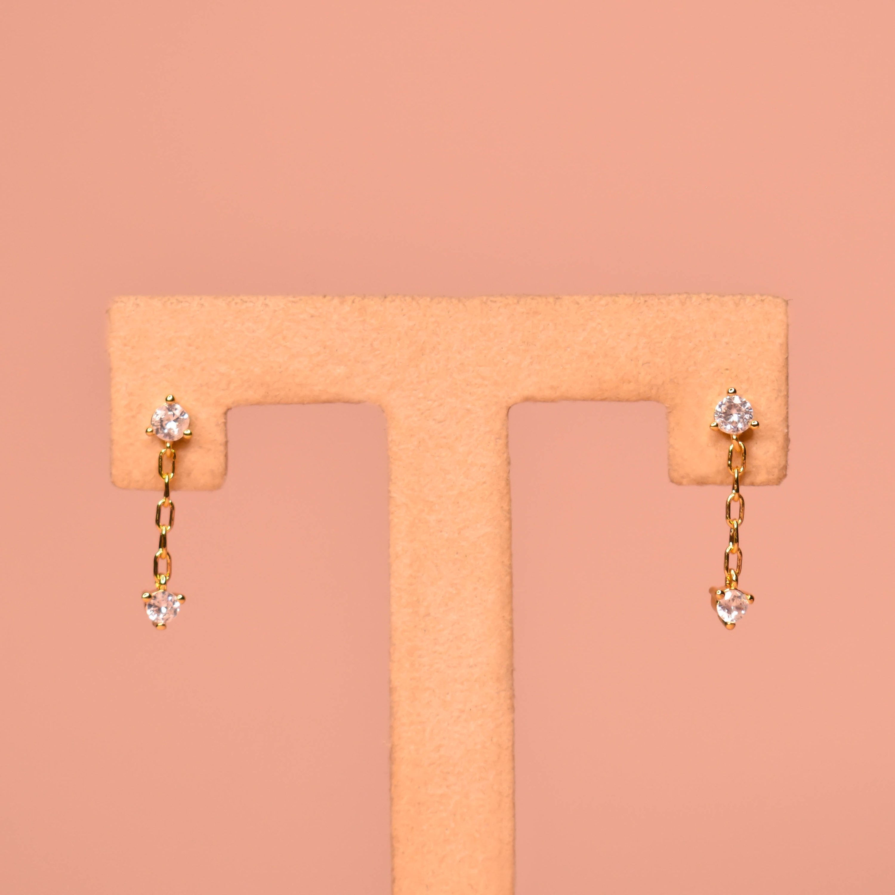 Arete doble cristal par 