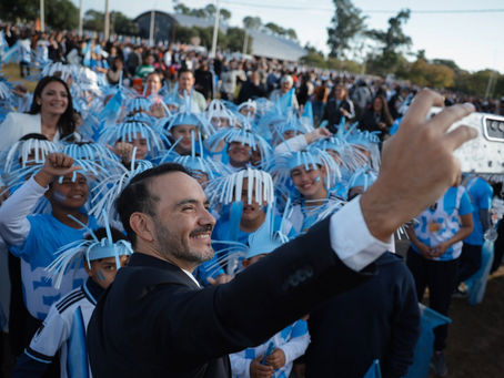 El gobernador Juan Pablo Valdés participó de las celebraciones por el aniversario de Bella Vista