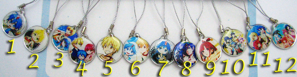 סטרפים/קישוטים לנייד/ארנק/קלמר/מצלמה וכדומה של מאגי Magi charms