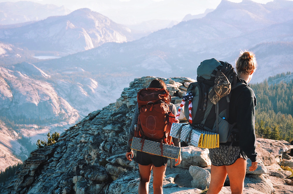 Backpackers on a long trip.