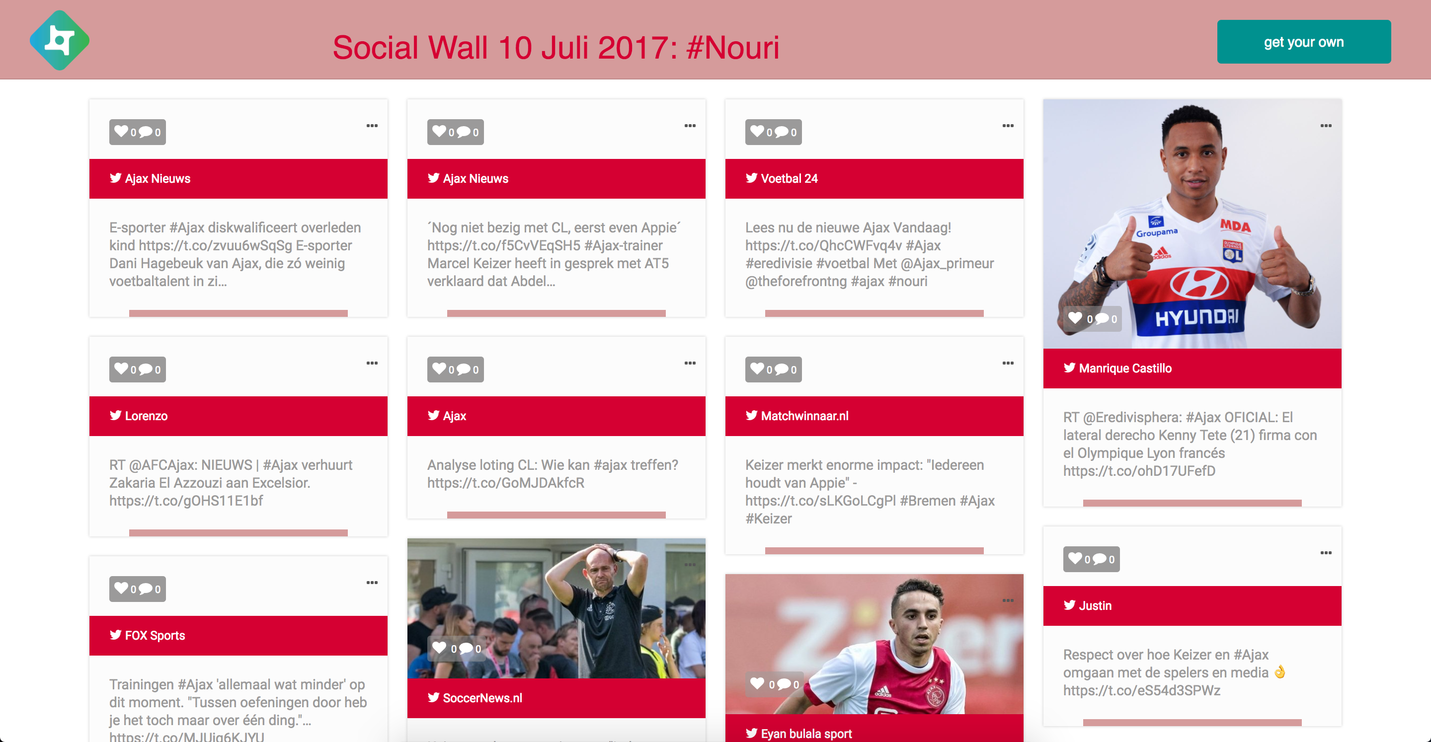 Social Wall 10 Juli 2017: #Nouri