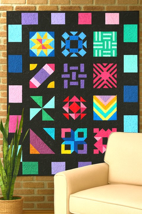 Modern Sampler Quilt Pattern