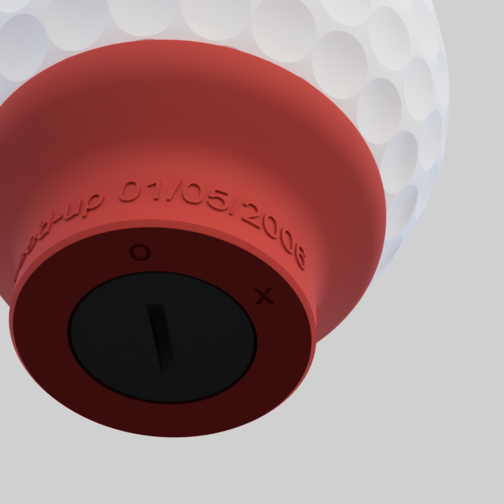 Thumbnail: Custom Golf Ball Money Box personalise with your own quote & 50+ colour options