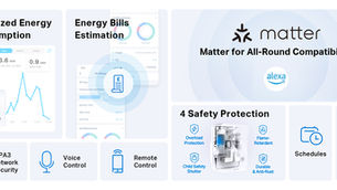 Tapo P110MA Smart Plug, Matter Certified Energy Monitoring, Alexa plug, Smart Home, Voice Control, Remote Control, Works with Alexa, Compact Size, Schedule, Auto-Off Timer, All-Round Compatibility