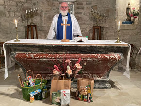 Lay Reader Malcolm Rigley led our Harvest service 2024
