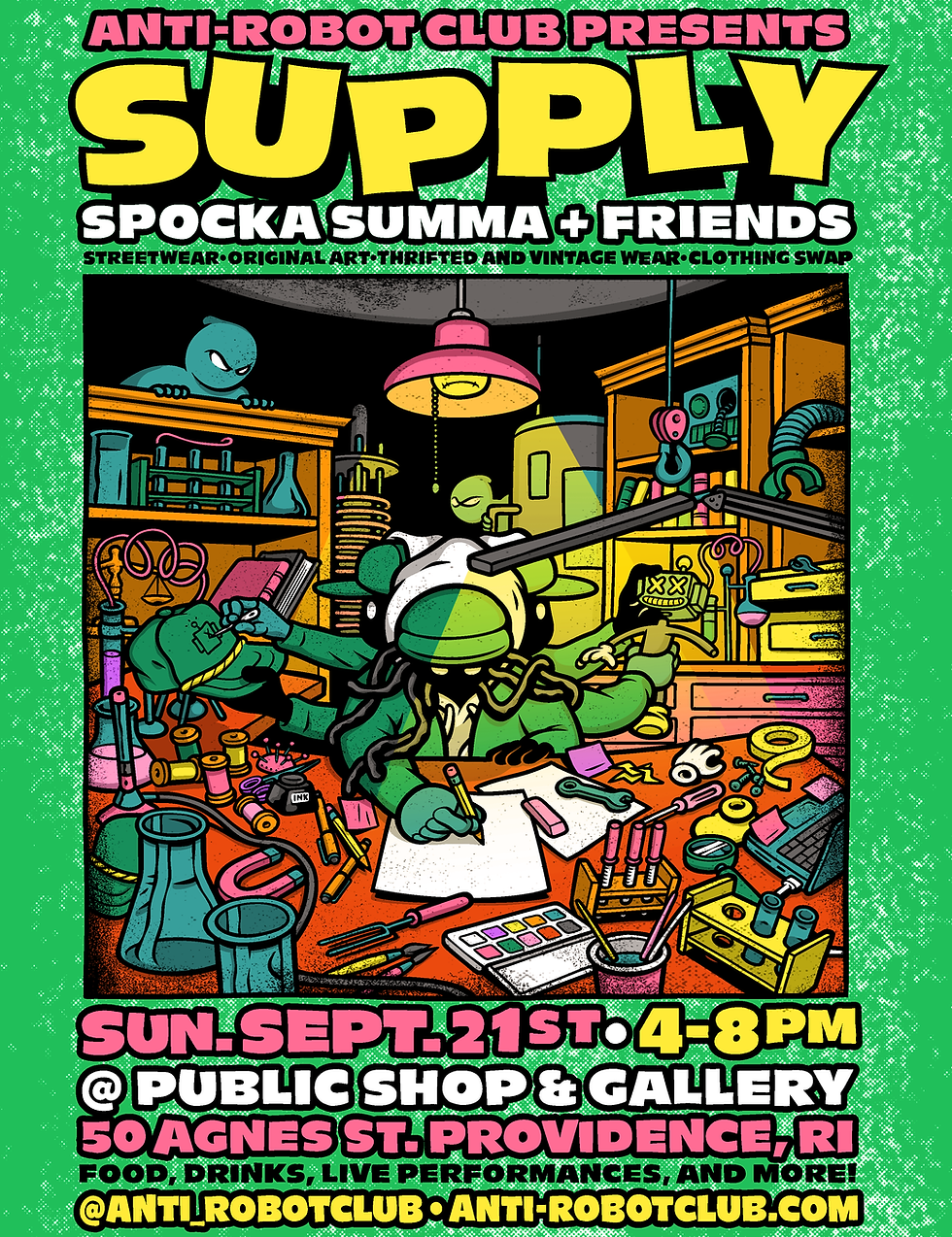 Supply- Pop- up vendors & performers