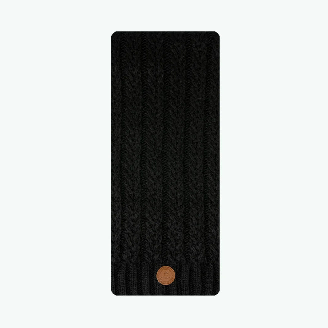 Moscow Mule Noir  Écharpe tricotée