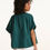 Miniature : Blouse ample en broderie anglaise vert foncé Felina