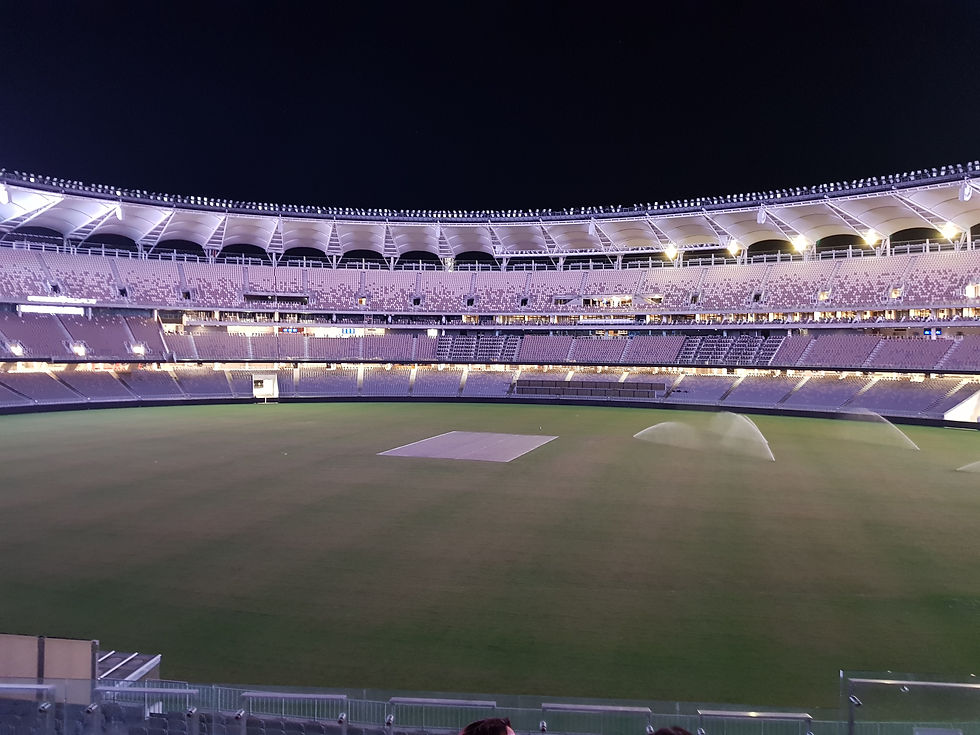 lights and pitch irrigation