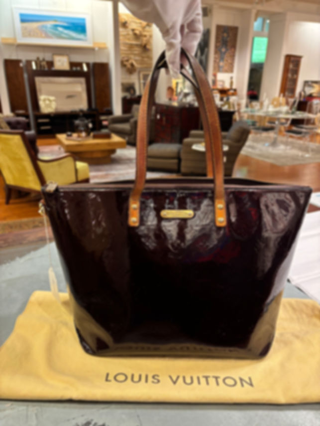 Louis Vuitton Monogram Vernis Bellevue GM - Amarante