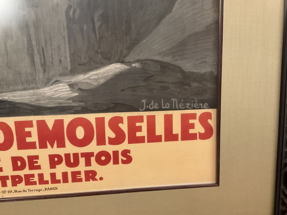 Thumbnail: Vintage "La Grotte des Demoiselles" French Travel Poster by J. de la Nézière