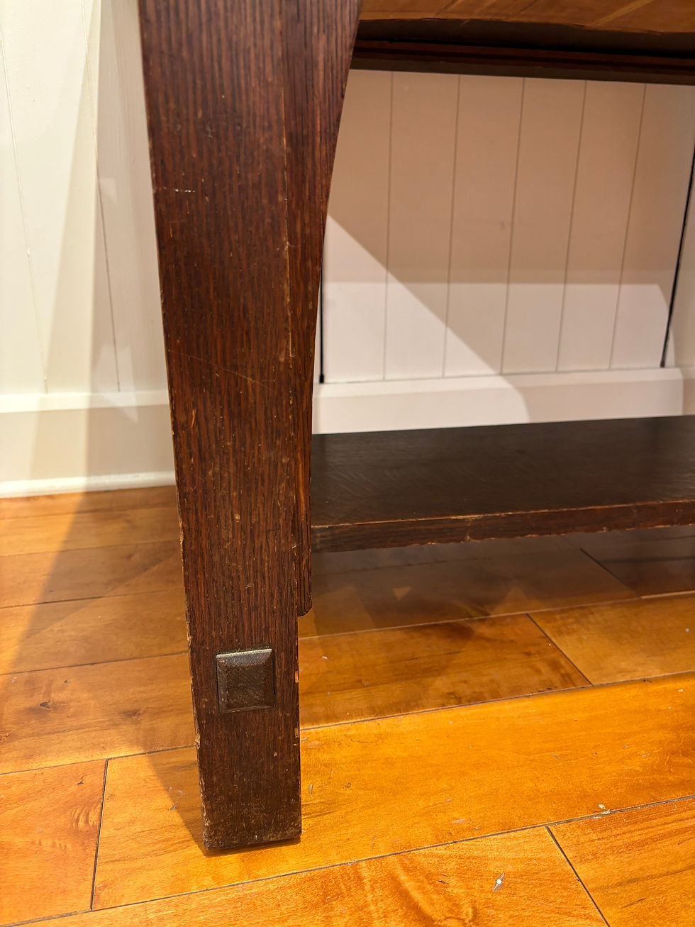 Thumbnail: Charles P. Limbert & Co. Mission Style Oak Library Table Desk