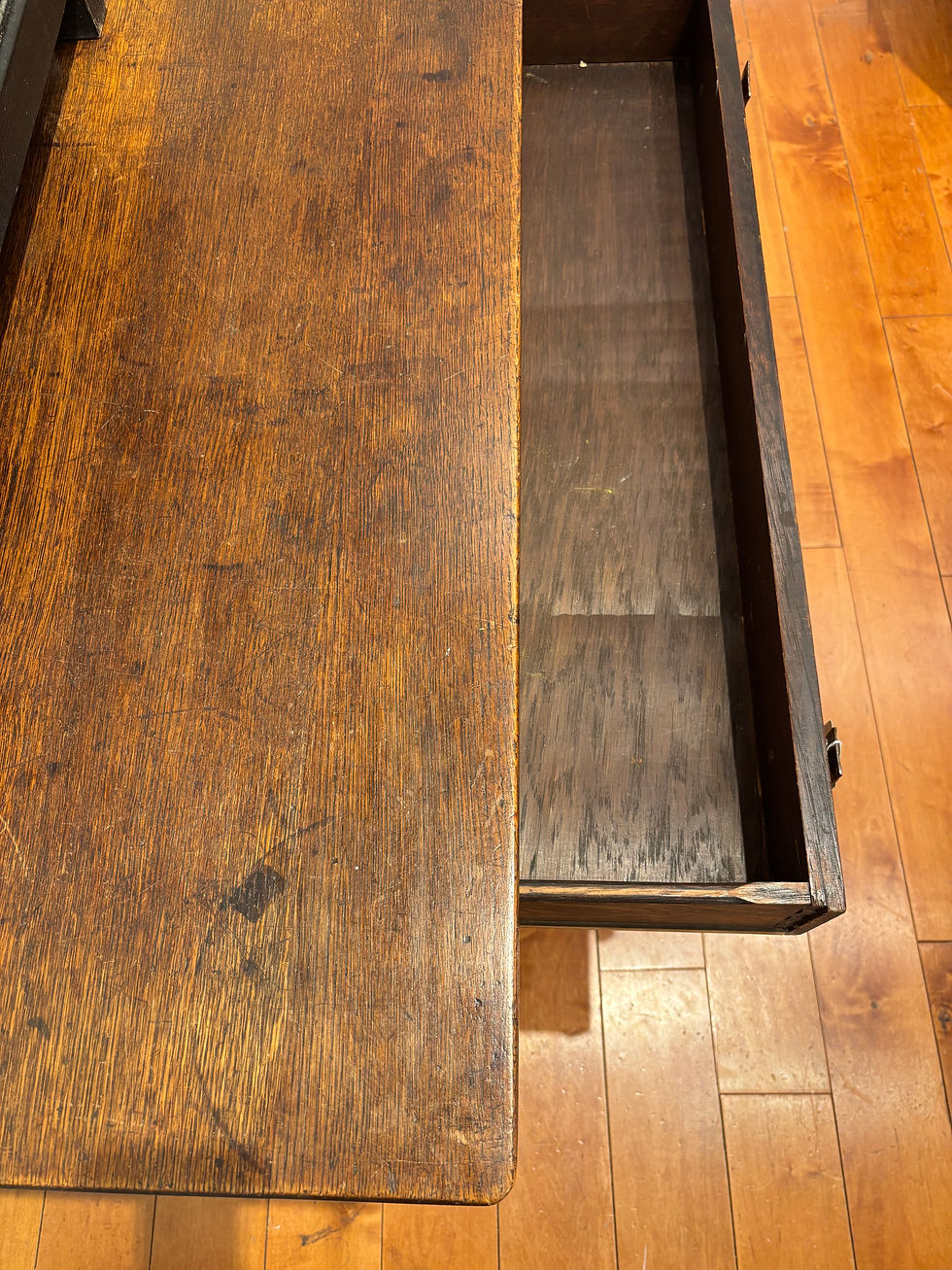 Thumbnail: Charles P. Limbert & Co. Mission Style Oak Library Table Desk