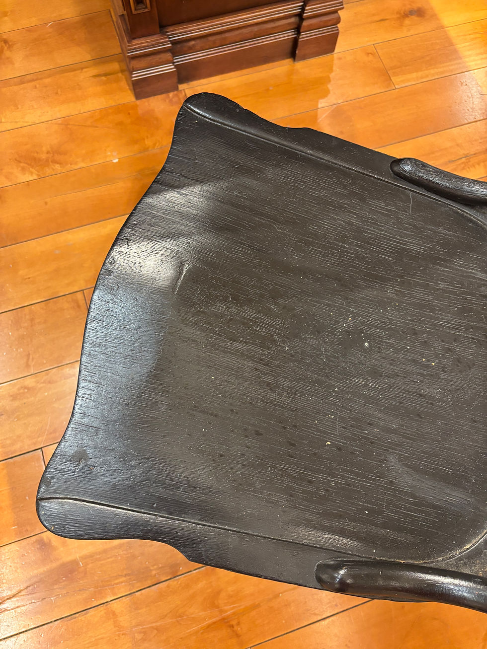 Thumbnail: Classic Ebonized Windsor-Style Armchair