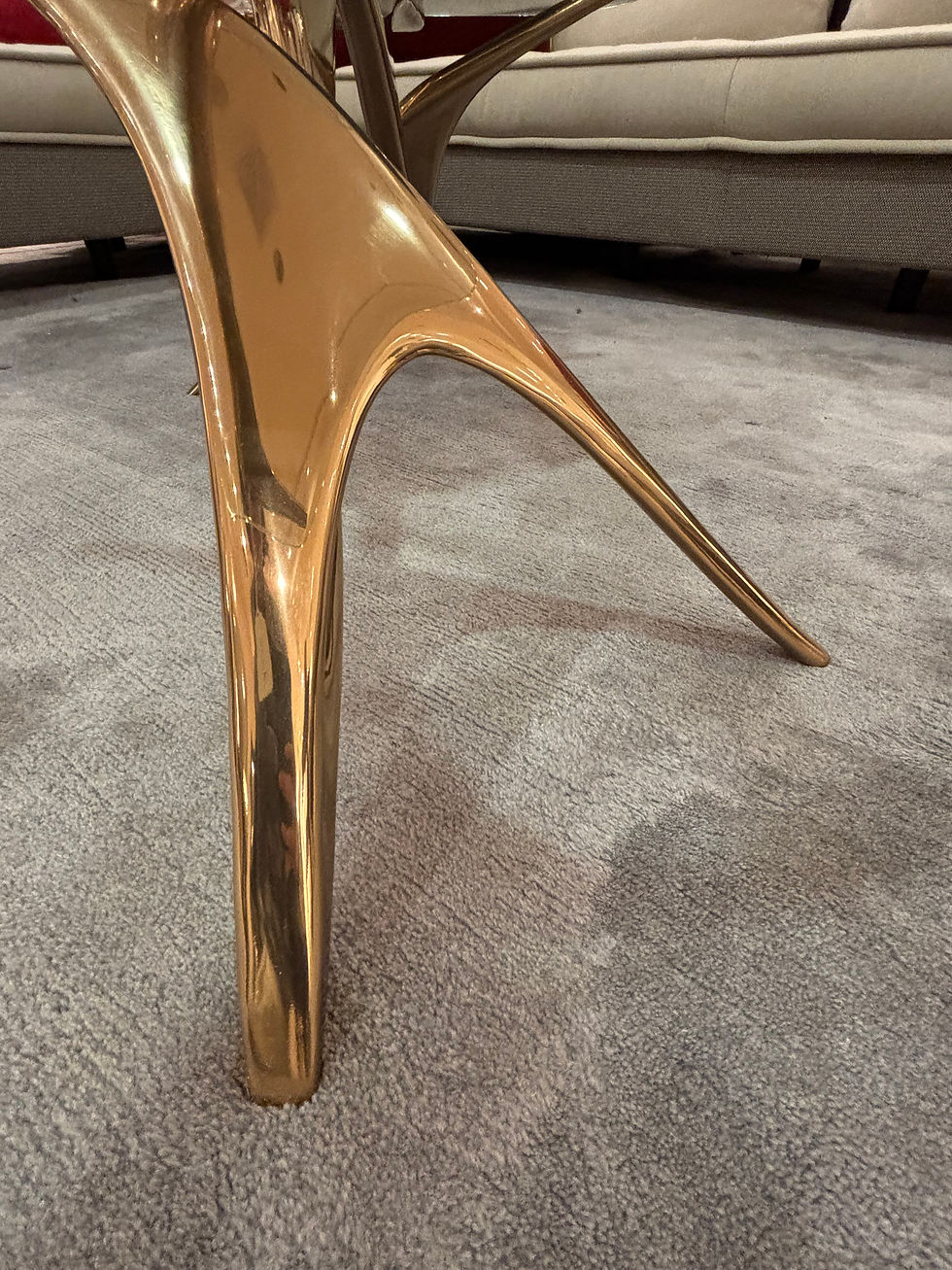 Thumbnail: Karl Gekler Custom Handmade Glass Coffee Table