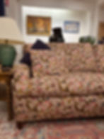 Thumbnail: Traditional Roll Arm Quilted Sofa with Two Seat Cushions