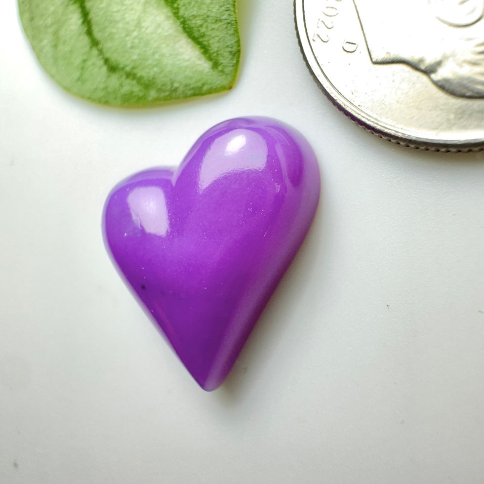 Thumbnail: Natural Gel SUGILITE Carved Cabochon Polished