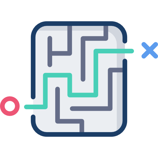 Illustration of a maze representing complexity