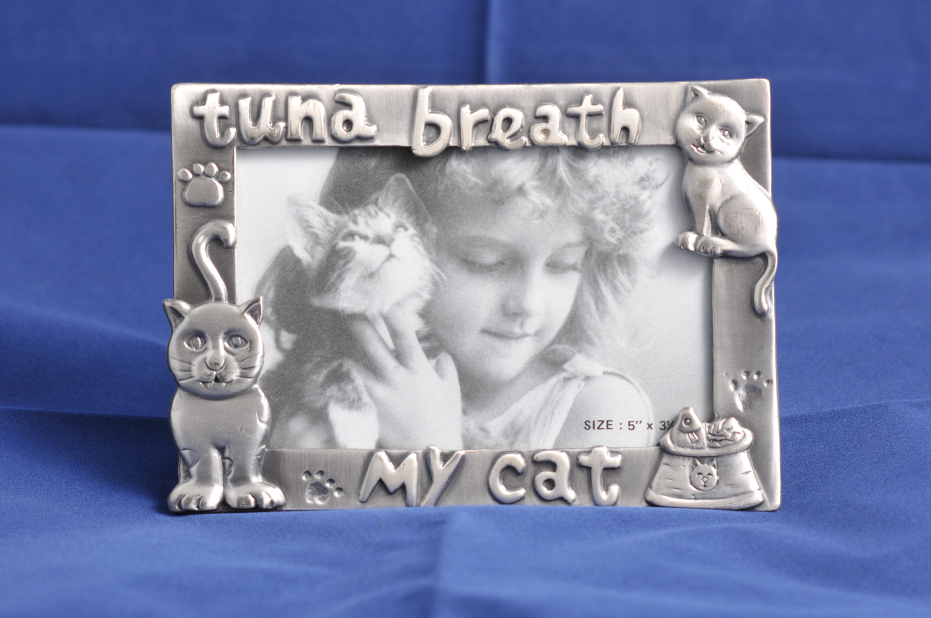 Pewter Photo Frame: Tuna Breath