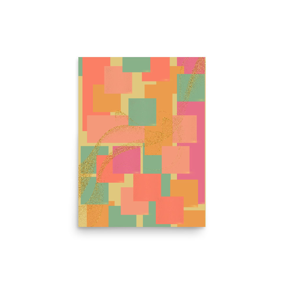 Thumbnail: Gold Color Pop Poster Art