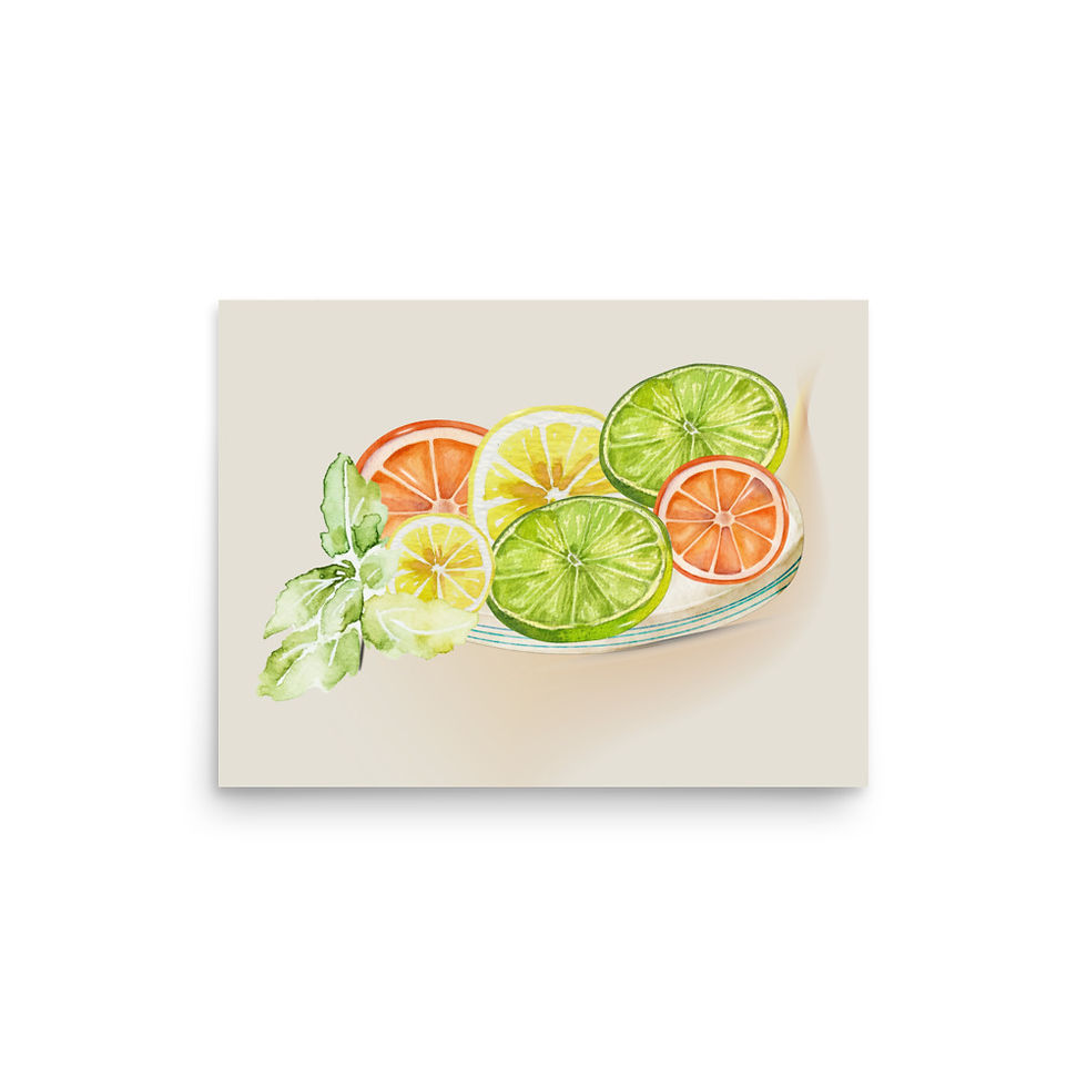 Thumbnail: Citrus Platter Fresh Poster Art