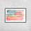 Thumbnail: Framed Holiday Stars, Stripes & Stardust Wall Art poster