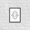 Thumbnail: Framed Spiritual Hamsa with Meaning Modern Wall Art poster