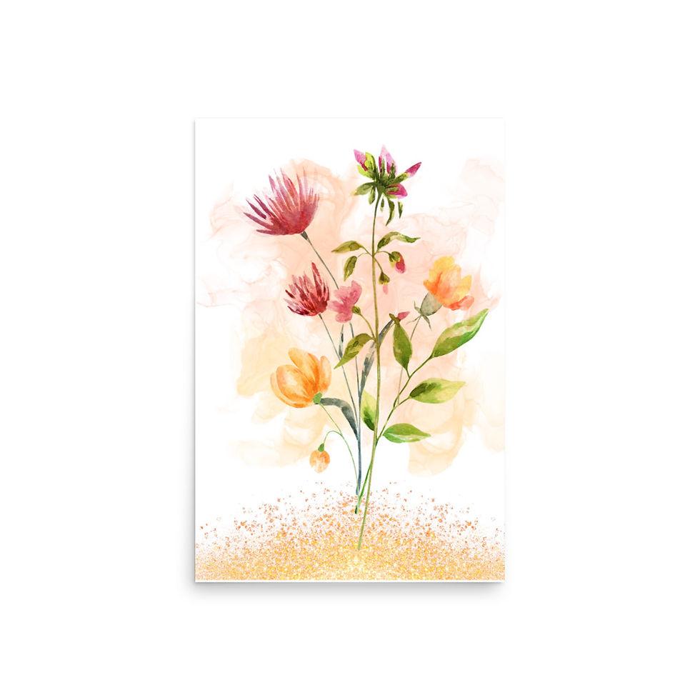 Thumbnail: Floral Wild Bloom Botanical Poster Art