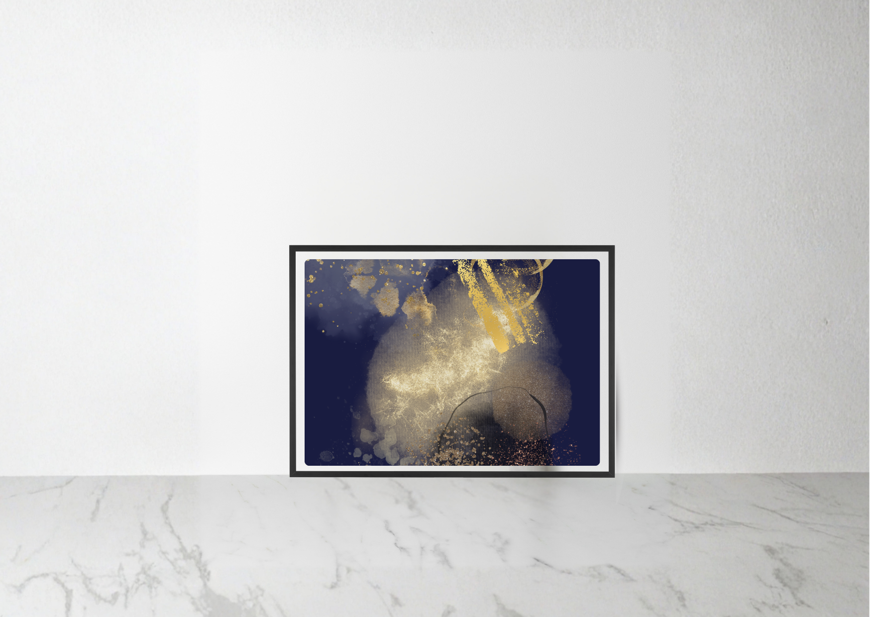 Celestial Gold Wall Art Print Digital Download