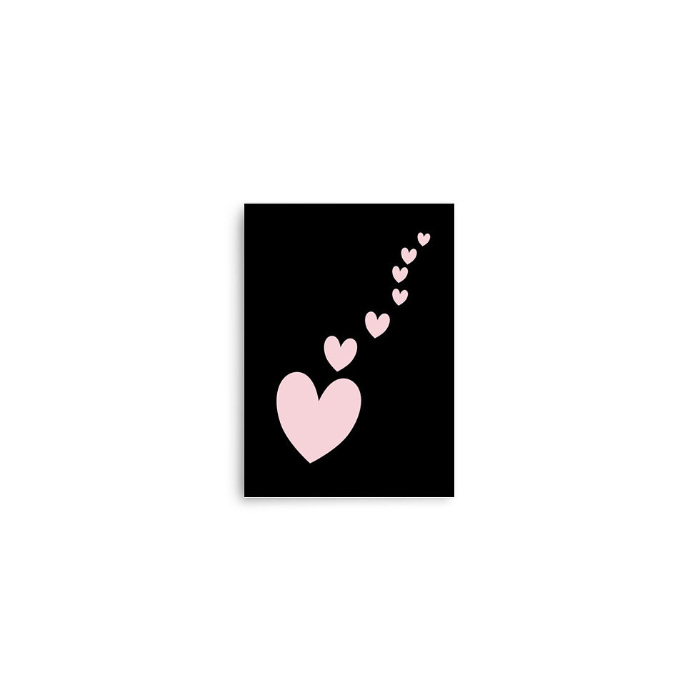 Thumbnail: Pink Valentine Heart Poster Art