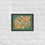 Thumbnail: Abstract art with blue, orange, and white circles on green background. Art Galilee