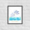 Thumbnail: Framed Spiritual Jumping Fish Wall Art poster