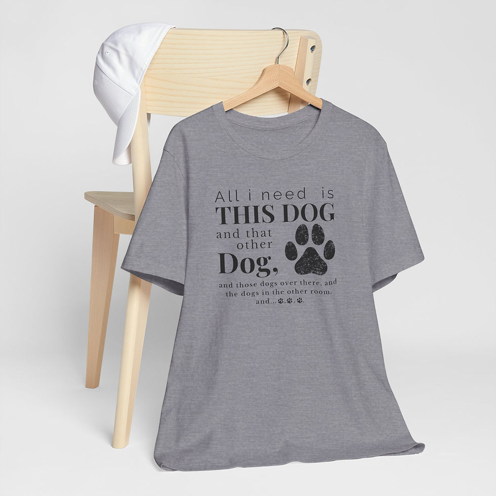 Thumbnail: All The Dogs Unisex Tee - 'If only we could have them all'