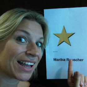 Marika's dressing room at The Emirates Stadium Gig