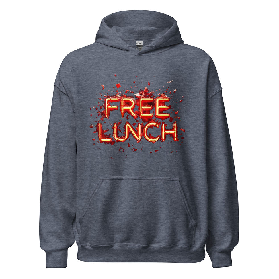 Thumbnail: Free Lunch Grunge Hoodie