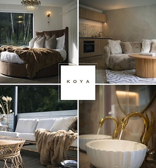 KOYA Cabin, Round Bed, Hot Tub, Outdoor Shower