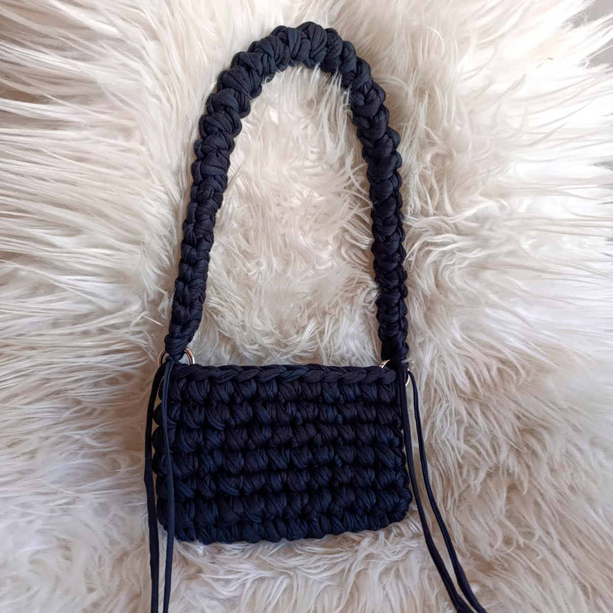 Bolsa Alça Argola - Preta