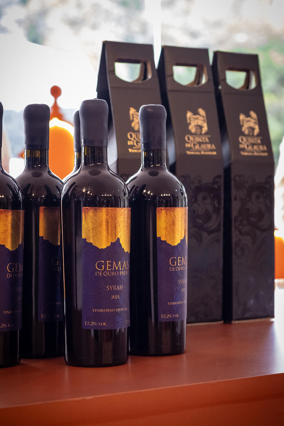 Vinhos da vinícola Quinta de Glaura