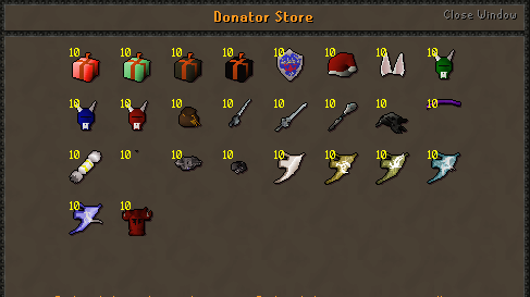Donator Store Point's