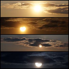 1, 2, 3, 4 ... quand le soleil ☀️ joue à cache-cache avec les nuages ☁️ ... Trouvé ! 📸