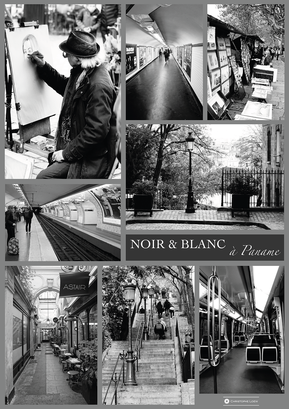 Noir & Blanc à Paname