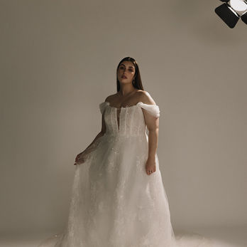 Beaded wedding dress