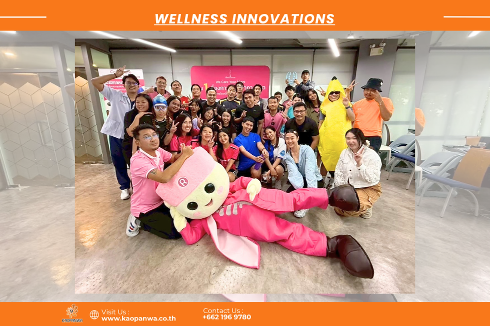 Wellness Innovations: เมื่อเทคโนโลยีไม่ได้มีไว้แค่ทำงานเร็วขึ้น แต่ทำให้คนทำงาน “ดีขึ้น” ด้วย