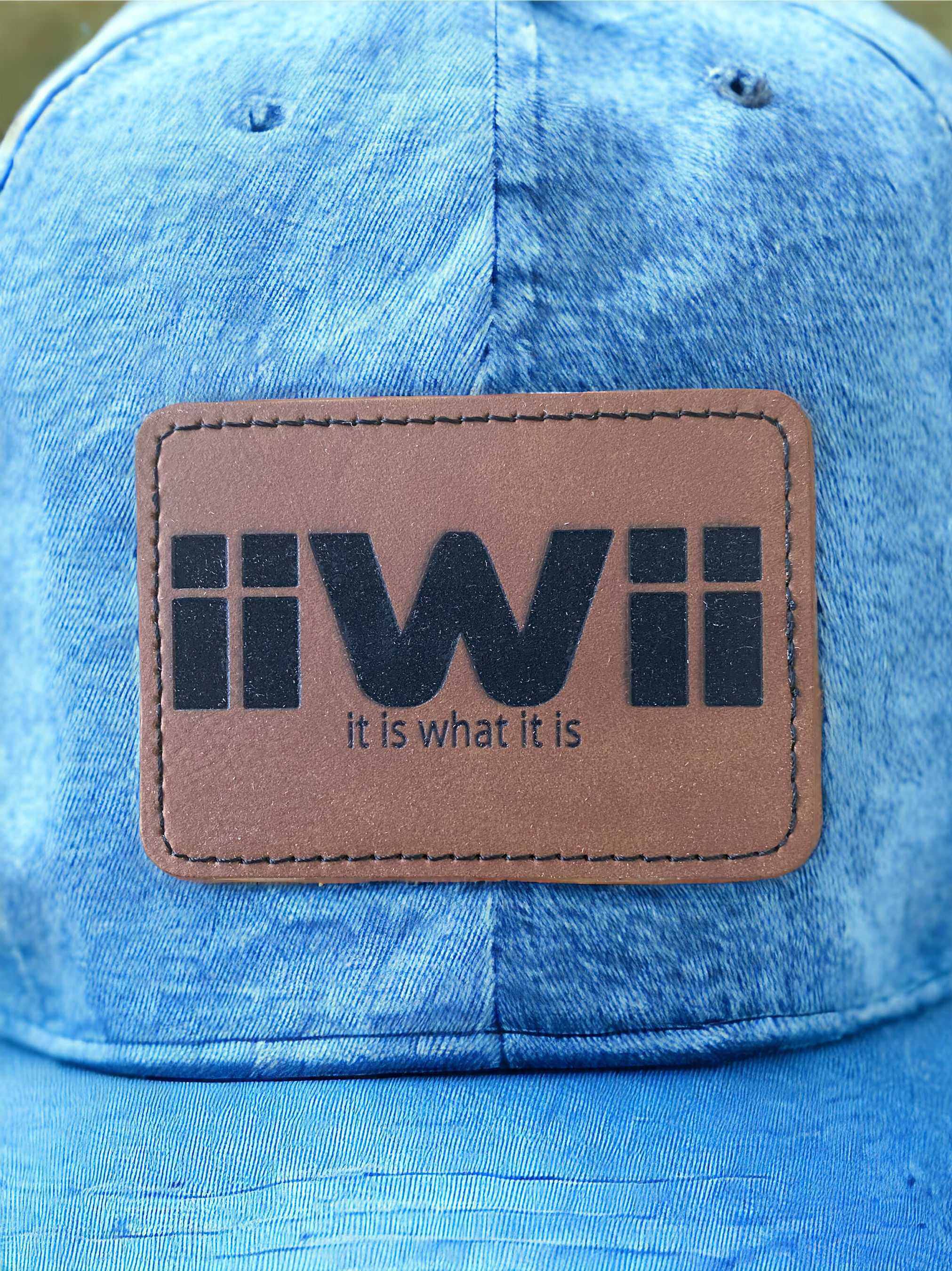 It is what it is hat patch