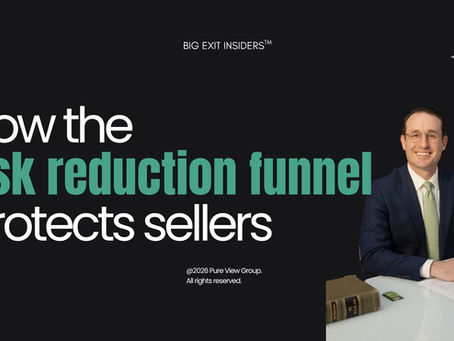 How the Risk Reduction Funnel Protects Sellers in M&A Deals