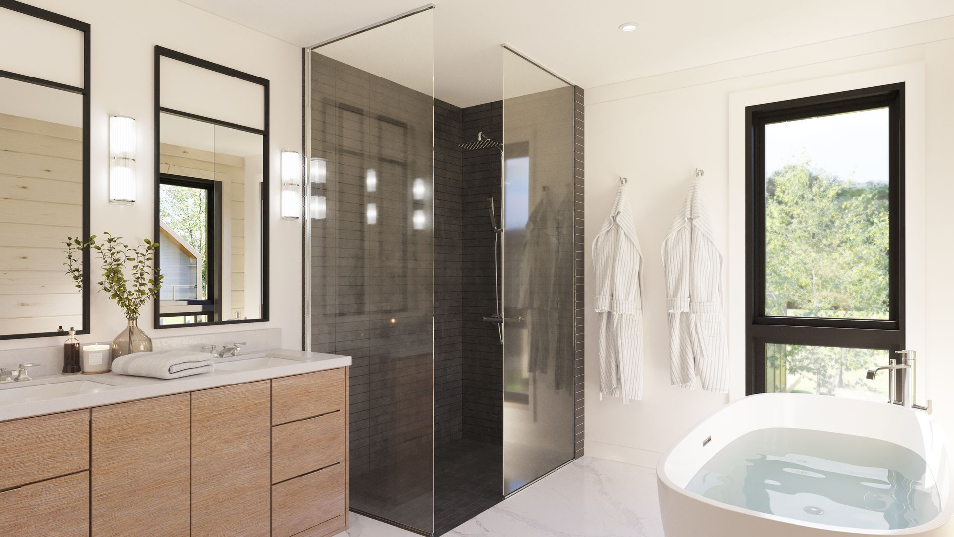 Timber Block primary bath ideas and inspiration 